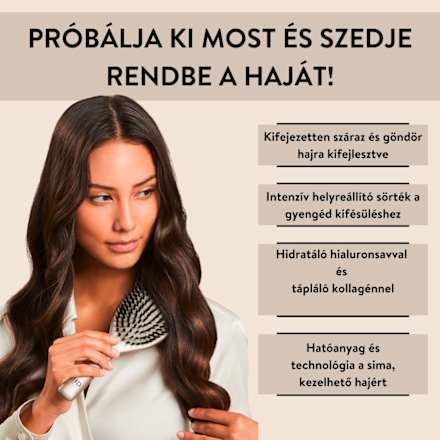 Óriáspárnás hajkefe, hajhullás ellen, száraz, törékeny hajra PARSA BEAUTY