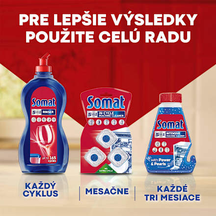 Kapsuly do umývačky riadu Excellence 4in1 Somat
