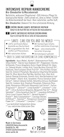 Handcreme Intensive Repair SANTE NATURKOSMETIK