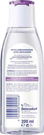 Mizellenwasser Sensitive NIVEA