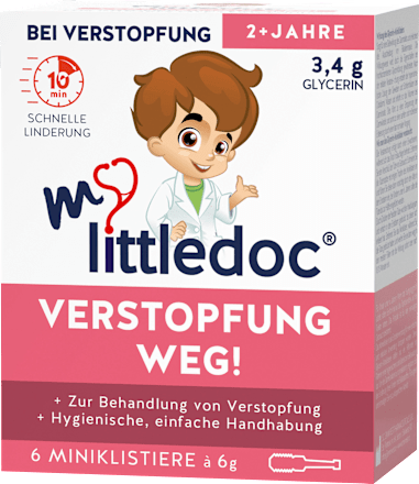 Verstopfung weg! Miniklistiere my littledoc