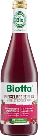 Direktsaft Preiselbeere Plus Biotta