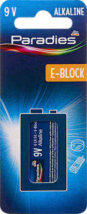 Baterie 9V E-Block 6LR61  Paradies