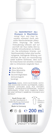 Baby Waschlotion & Shampoo 2in1 PAEDIPROTECT