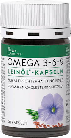Omega 3-6-9 Leinöl-Kapseln doc nature's