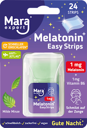 Melatonin Easy Strips 1 mg Mara