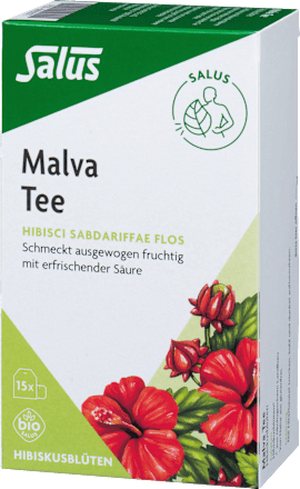 Früchtetee Malva Hibiskusblüten Salus