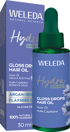 Haaröl Gloss Drops Hydra Shine WELEDA