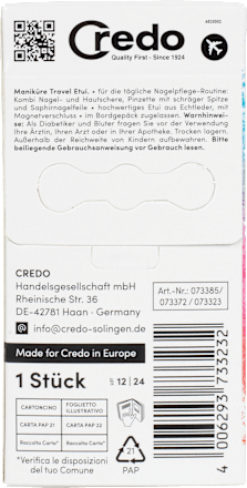 Maniküre-Etui Travel 3tlg Credo