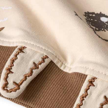 Set mit Hose & Pullover mit Igel-Applikation, beige, Gr. 86 ALANA