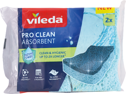 Viskózne hubky Pro Clean Absorbent  Vileda