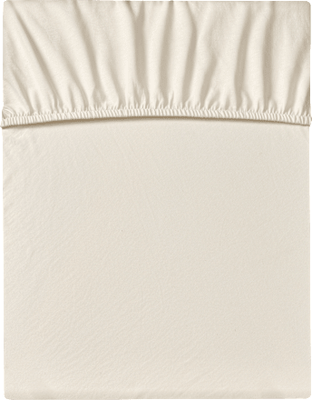 Spannbettlaken Übergröße, ecru, 140 x 200 cm ALANA