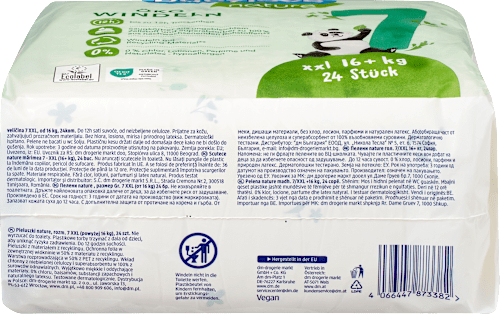 Windeln Öko Gr. 7 XXL (16+ kg) babylove nature