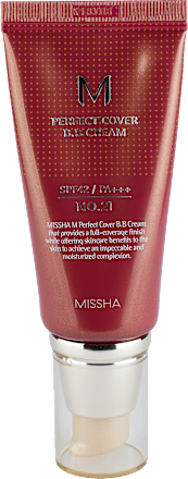 Perfect Cover BB krema, SPF42, PA+++ ,  021 Light Beige MISSHA