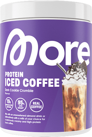 Proteinpulver Iced Coffee Dark Cookie Crumble More Nutrition