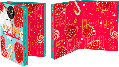 Adventni koledar kozmetike organic shop