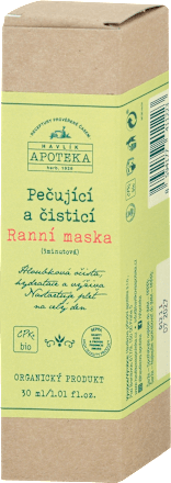 Ošetrujúca a čistiaca Ranní maska (3-minútová) HAVLÍK APOTEKA