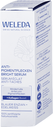 Pleťové sérum na pigmentové škvrny Modrý horec WELEDA