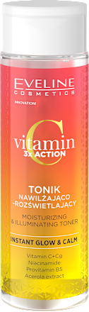 Tonik nawilżająco-rozświetlający Vitamin C EVELINE COSMETICS