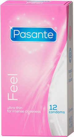Prezerwatywy Sensitive/Feel o zmniejszonej grubości 12szt. Pasante