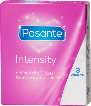 Prezerwatywy Ribs & Dots/Intensity 3szt. Pasante