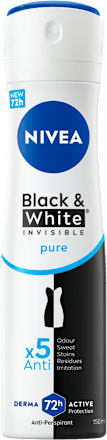 Дезодорант Black&White Invisible Pure NIVEA