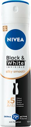 Деоспрей Black&White Invisible Silky Smooth NIVEA