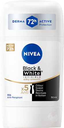 Део стик Black&White Invisible Silky Smooth NIVEA