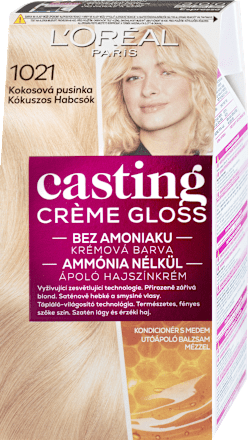 Farba na vlasy - 1021 kokosová pusinka L'ORÉAL PARiS CASTING Crème Gloss