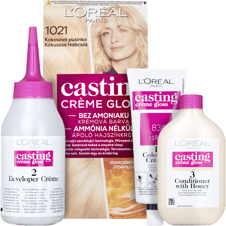 Farba na vlasy - 1021 kokosová pusinka L'ORÉAL PARiS CASTING Crème Gloss
