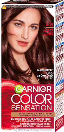 Farba na vlasy - 4.15 ľadovo gaštanová  GARNIER Color Sensation