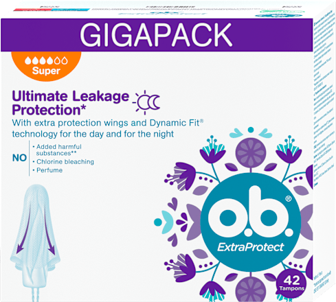 ExtraProtect tampóny Ultimate Leakage Protection Super o.b.