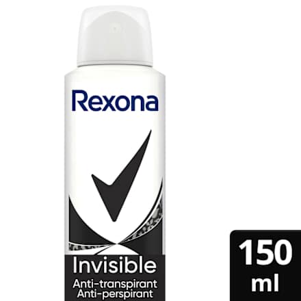Antiperspirant v spreji Invisible Black + White 48h Rexona