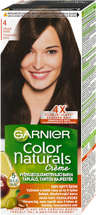 Farba na vlasy - 4 stredne hnedá GARNIER Color naturals