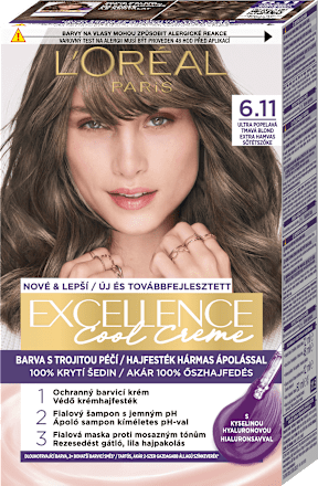 Farba na vlasy Cool Creme - 6.11 tmavá blond L'ORÉAL PARiS EXCELLENCE Creme