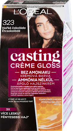 Farba na vlasy - 323 horká čokoládová L'ORÉAL PARiS CASTING Crème Gloss