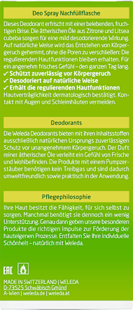 Deospray Nachfüllfalsche Citrus WELEDA