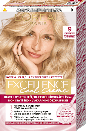 Farba na vlasy - 9 blond veľmi svetlá L'ORÉAL PARiS EXCELLENCE Creme