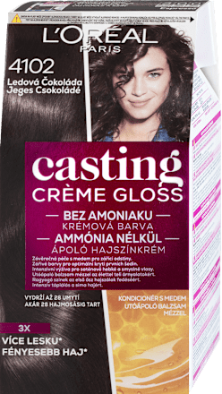 Farba na vlasy - 4102 ľadová čokoláda L'ORÉAL PARiS CASTING Crème Gloss