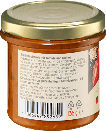 Pastă de roșii și quinoa dmBio