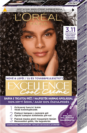 Farba na vlasy Cool Creme - 3.11 tmavá hnedá L'ORÉAL PARiS EXCELLENCE Creme