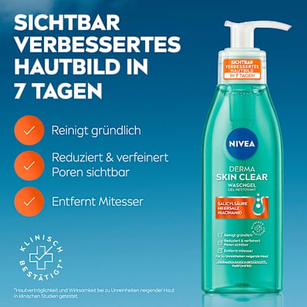 Waschgel Derma Skin Clear NIVEA