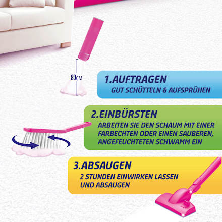 Teppich und Polster Power Schaum Vanish