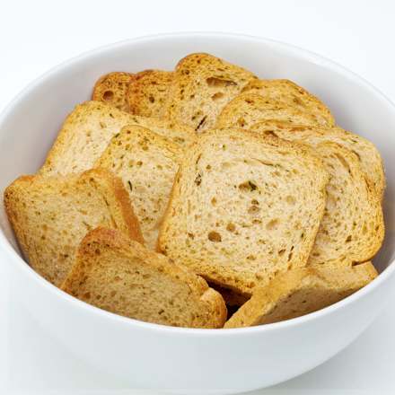 Pečivové čipsy cesnak & bylinky dmBio