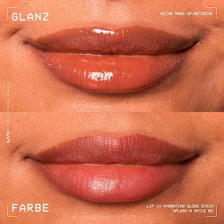 Lipgloss Lip IV Hydrating Gloss Serum 03 Splash N Spice NYX PROFESSIONAL MAKEUP