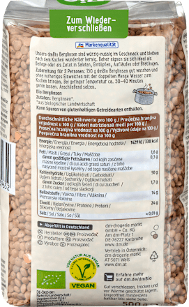 Lenticchie bio di montagna dmBio