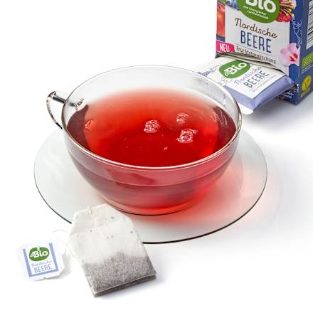 Bio sadni čaj z nordijskim jagodičevjem (20 × 2 g) dmBio