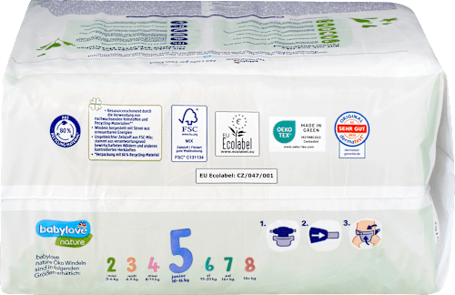 nature pleny junior, velikost 5 babylove nature