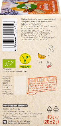 Zimný čaj Rooibostee  dmBio