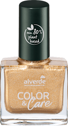 Lac unghii Color&Care Nr. 190 Sparkling Gold alverde NATURKOSMETIK